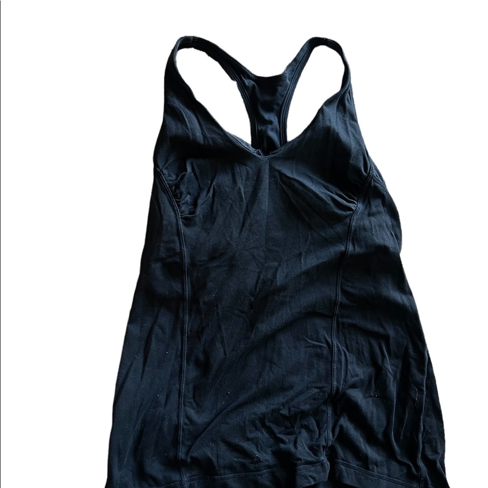 Black lululemon tank top size 10